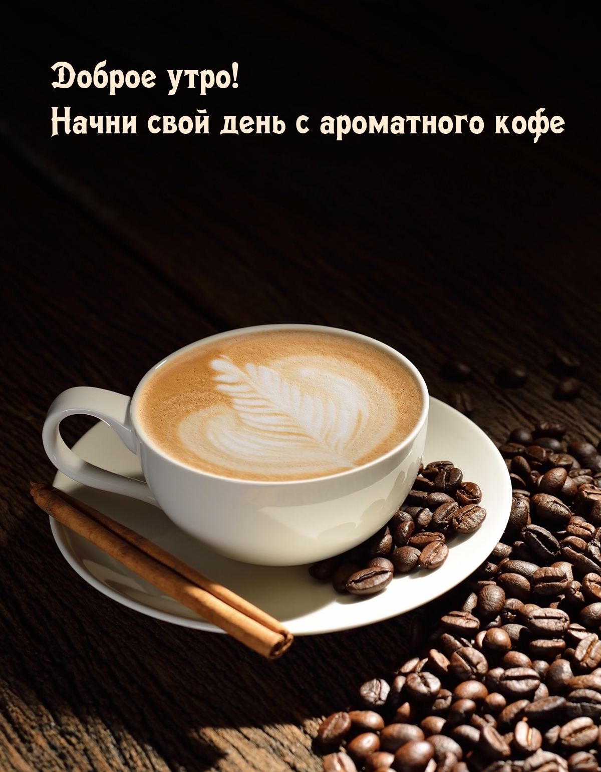 Доброе утро! Начни свой день с ароматного кофе