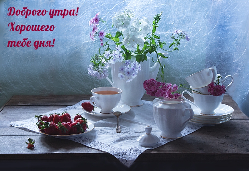 Доброго утра! Хорошего тебе дня!