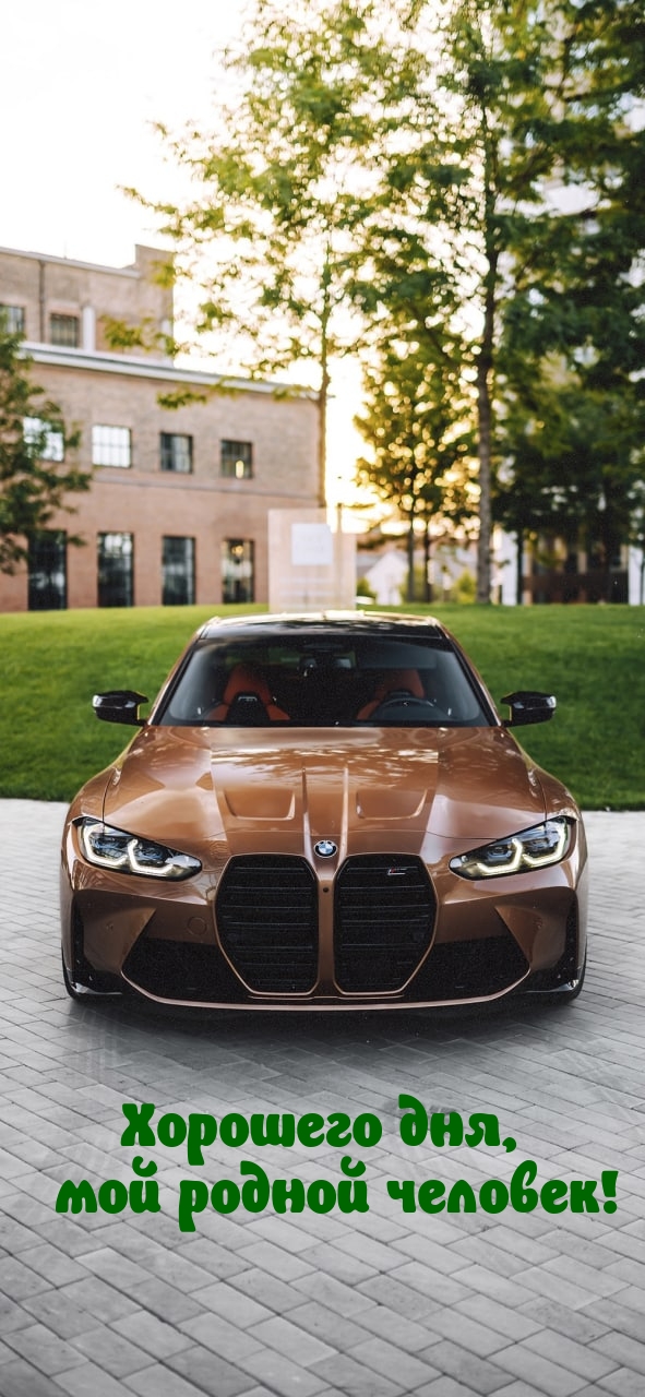 Хорошего дня, мой родной человек!