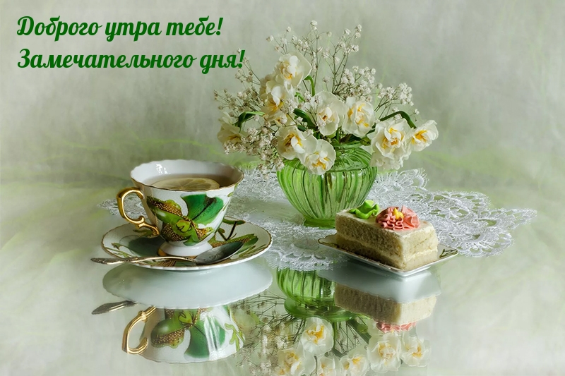 Доброго утра тебе! Замечательного дня!