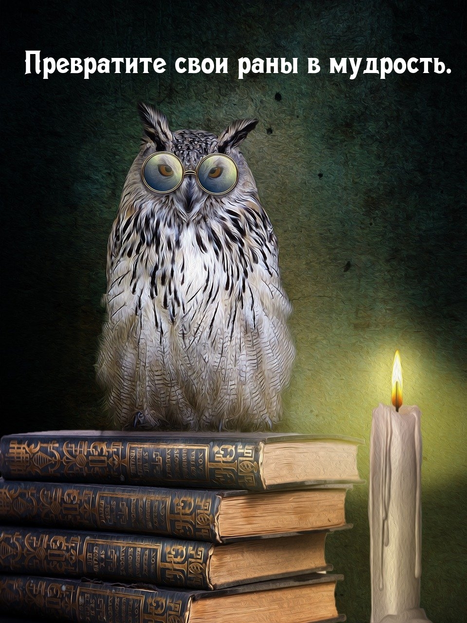 Превратите свои раны в мудрость.