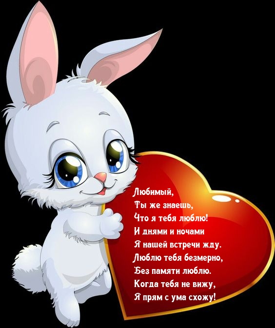 Любимый, ты же знаешь, что я тебя люблю!