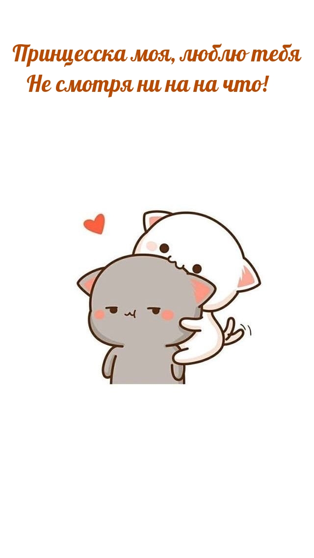 Принцесска моя, люблю тебя не смотря ни на на что!