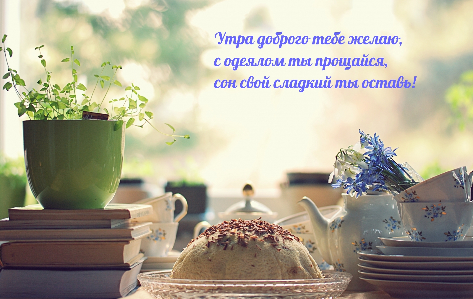 Утра доброго тебе желаю!