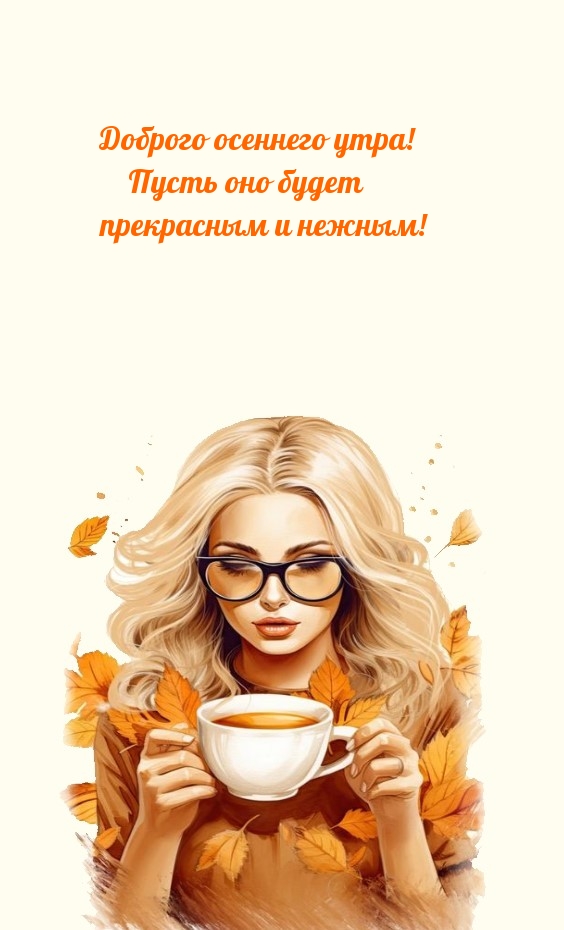 Доброго осеннего утра! Пусть оно будет прекрасным и нежным!