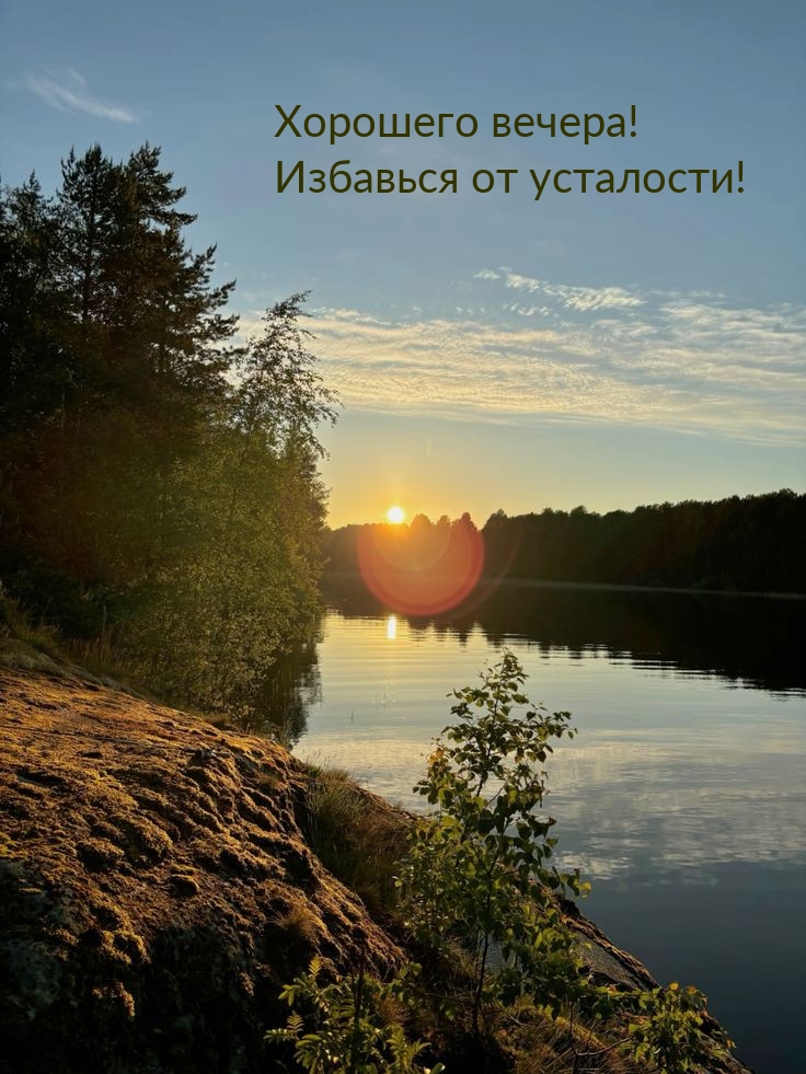 Хорошего вечера! Избавься от усталости!
