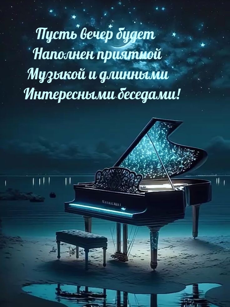 Пусть вечер будет наполнен приятной музыкой