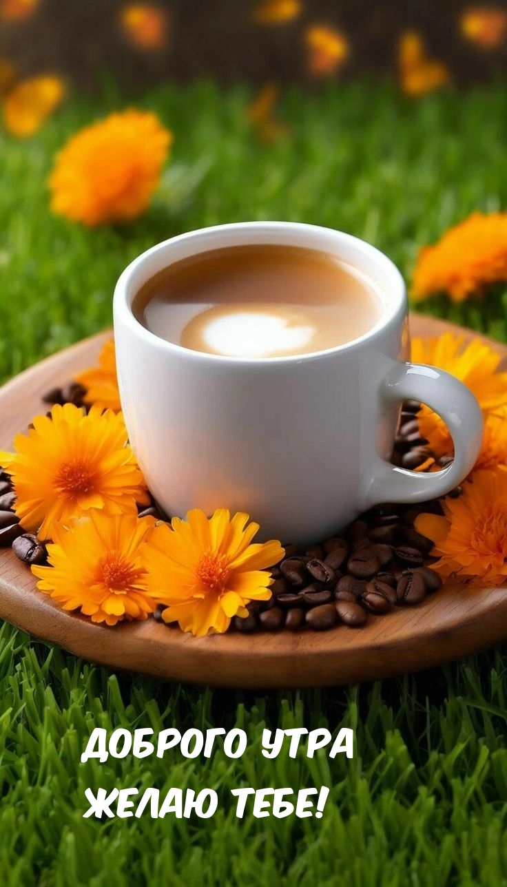 Доброго утра желаю тебе!