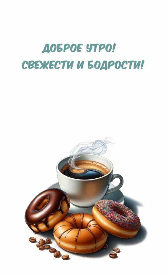 Доброе утро! Свежести и бодрости!