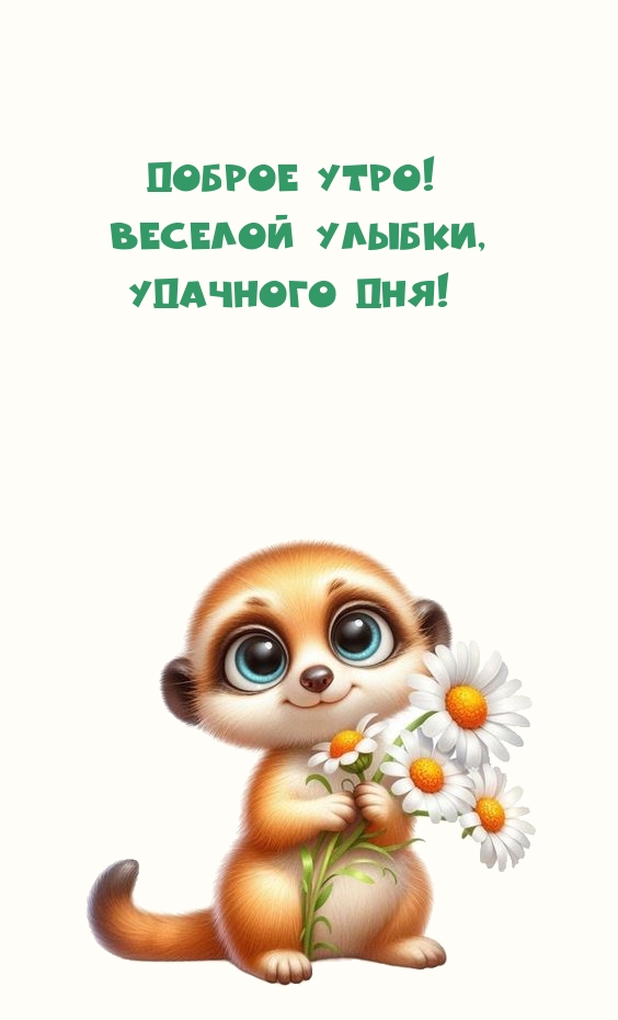 Доброе утро! Веселой улыбки, удачного дня!