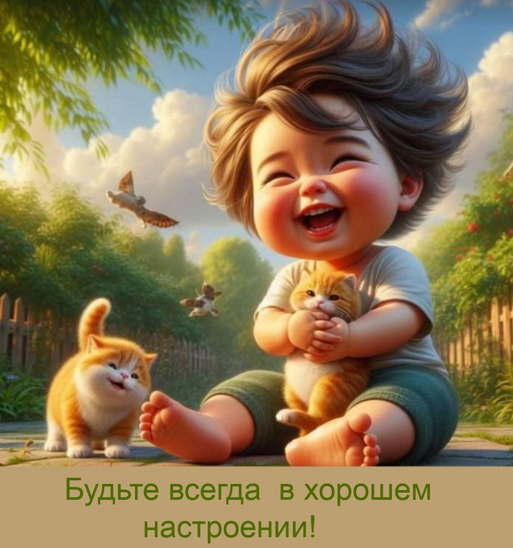Будьте всегда в хорошем настроении!