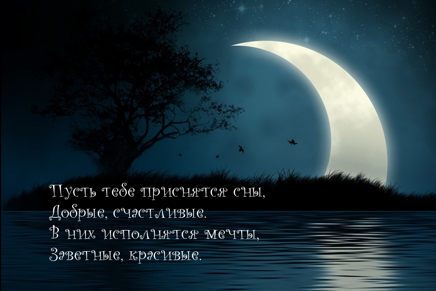 Добрых, счастливых снов!