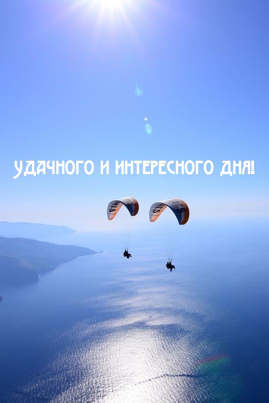 Удачного и интересного дня!