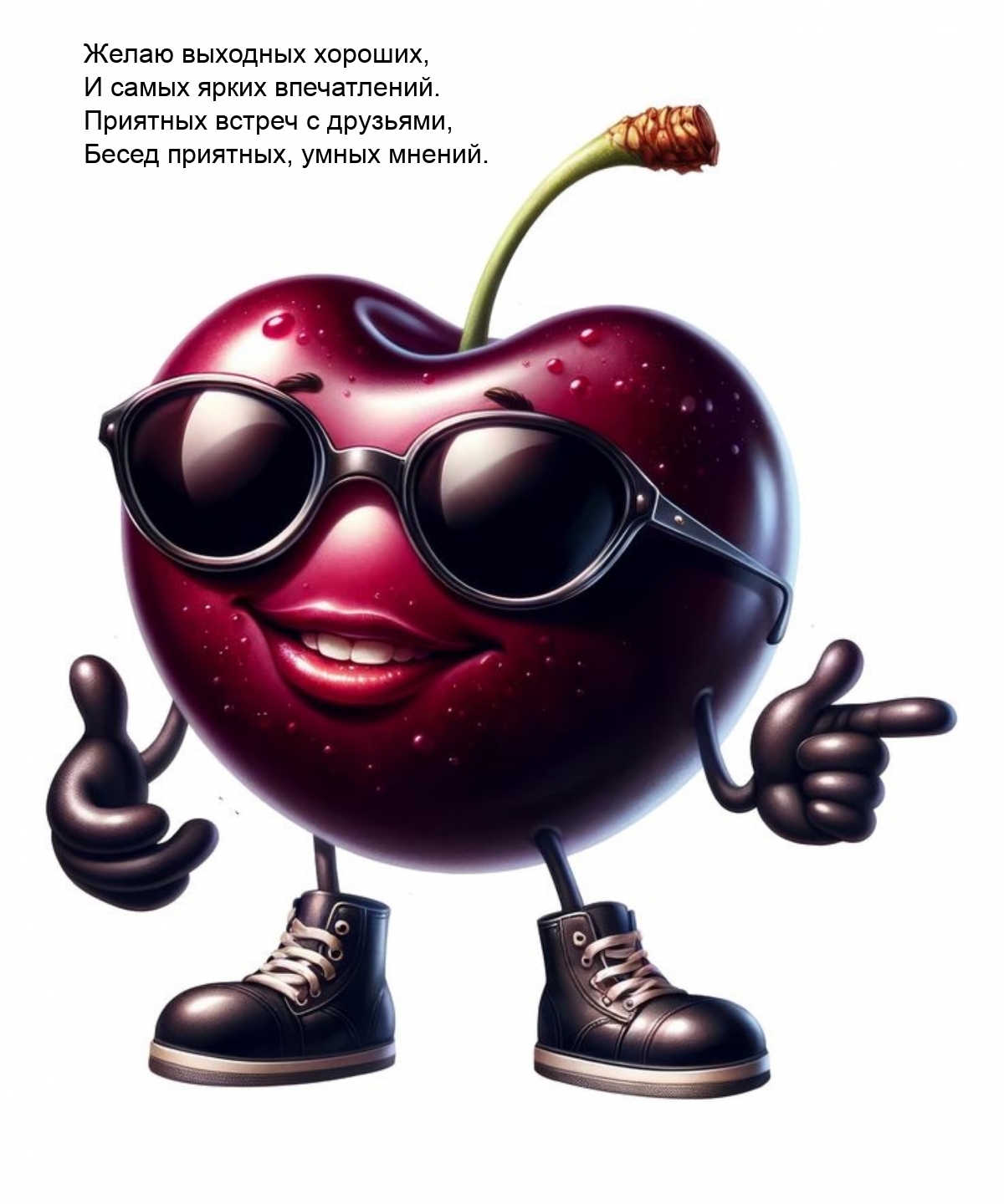 Желаю выходных хороших, и самых ярких впечатлений.