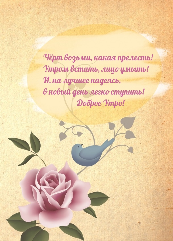 Доброе Утро! Какая прелесть!