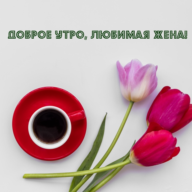 Доброе утро, любимая жена!