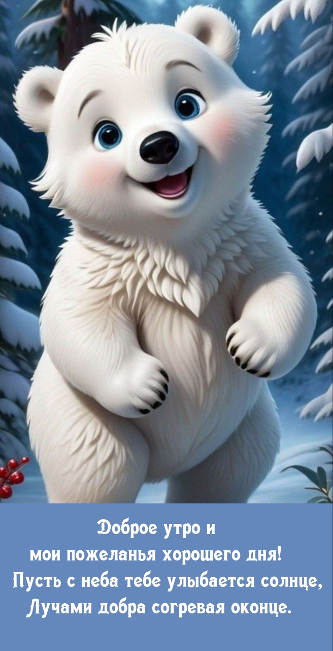 Доброе утро и мои пожеланья хорошего дня!