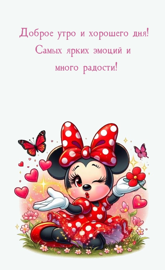 Доброе утро и хорошего дня! Самых ярких эмоций и много радости!