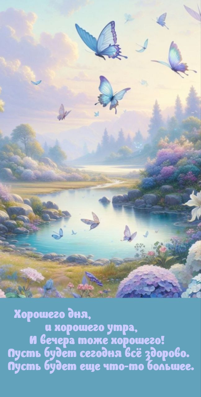 Хорошего дня, и хорошего утра, и вечера тоже хорошего!