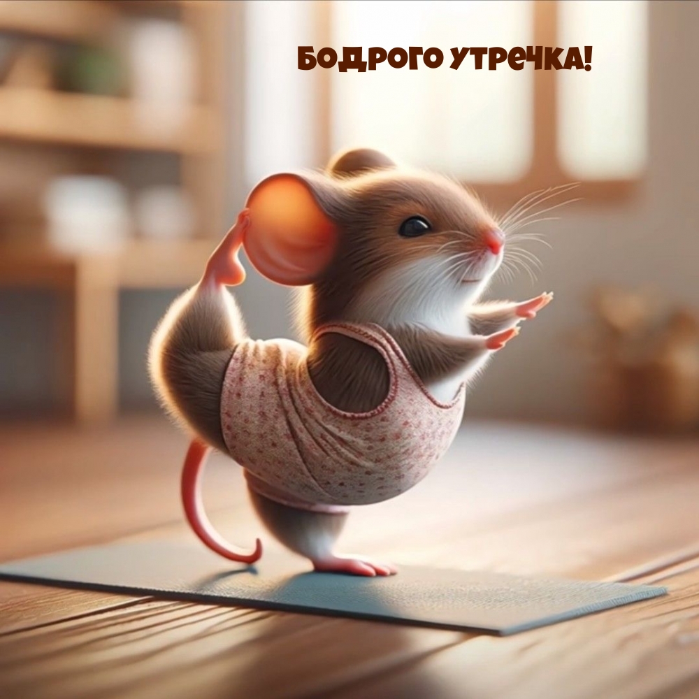 Бодрого утречка!