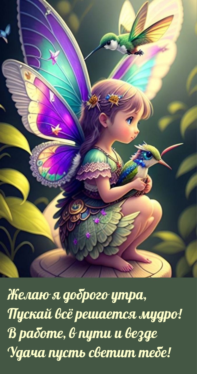 Желаю я доброго утра, пускай всё решается мудро!