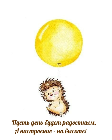Пусть день будет радостным, а настроение – на высоте!