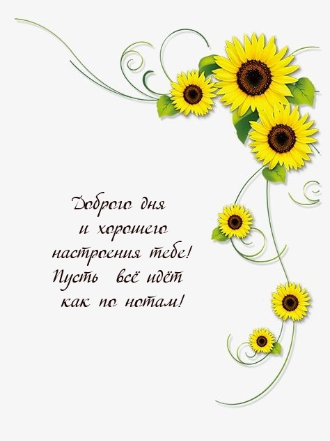 Доброго дня и хорошего настроения! Пусть всё идёт как по нотам!