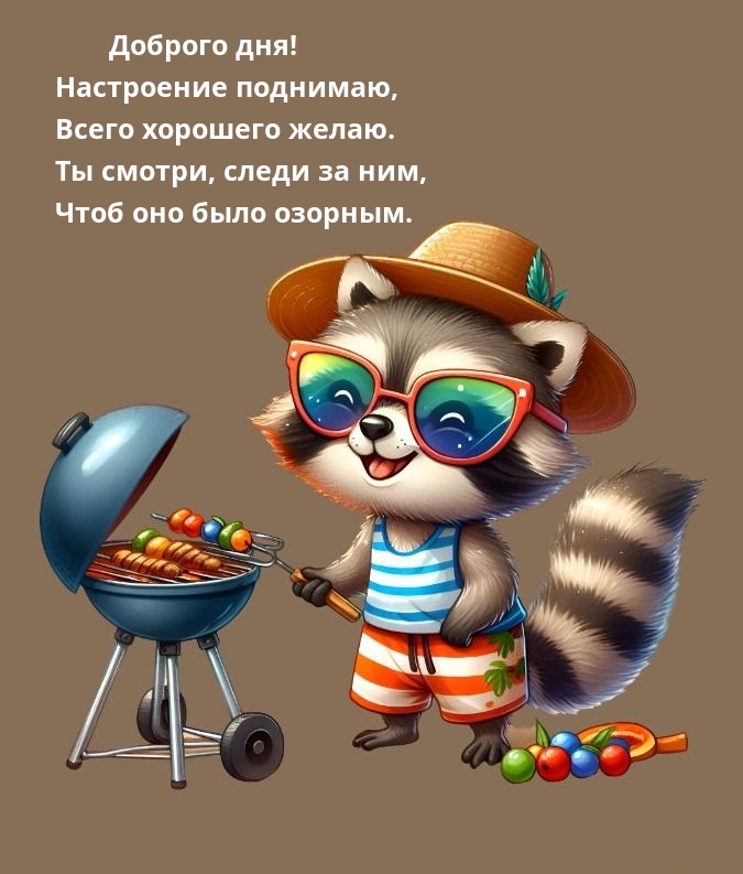 Доброго дня! Настроение поднимаю, всего хорошего желаю.