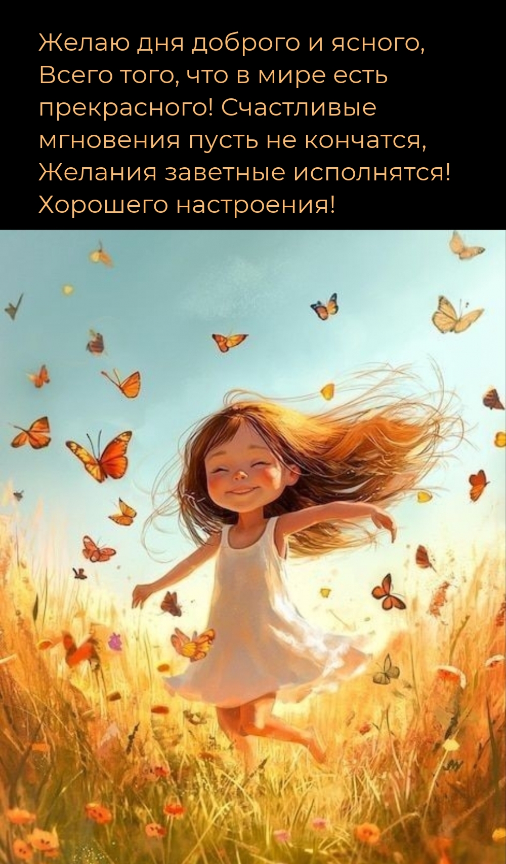 Желаю дня доброго и ясного, всего того, что в мире есть прекрасного!