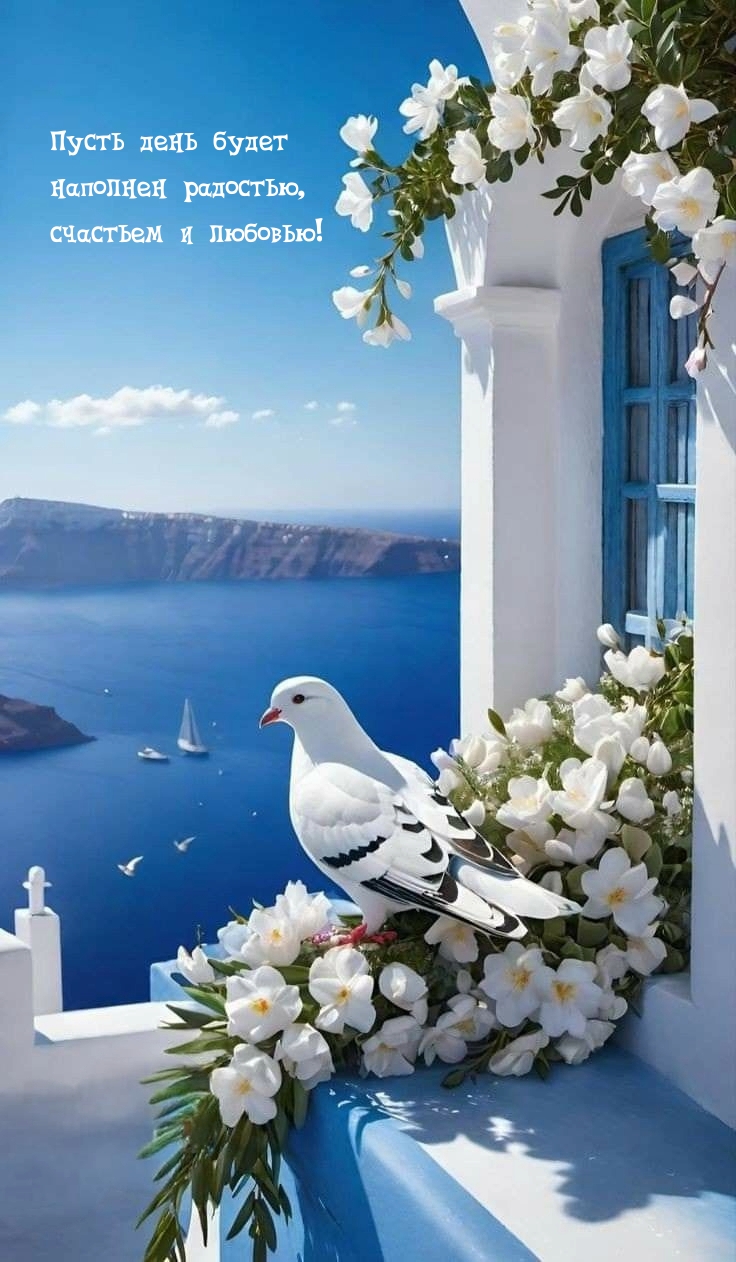 Пусть день будет наполнен радостью, счастьем и любовью!