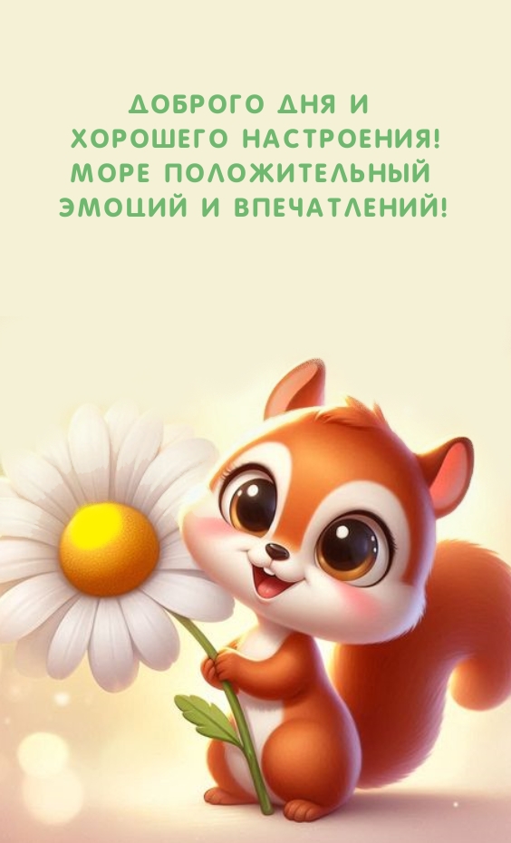 Доброго дня и хорошего настроения! Море положительный эмоций