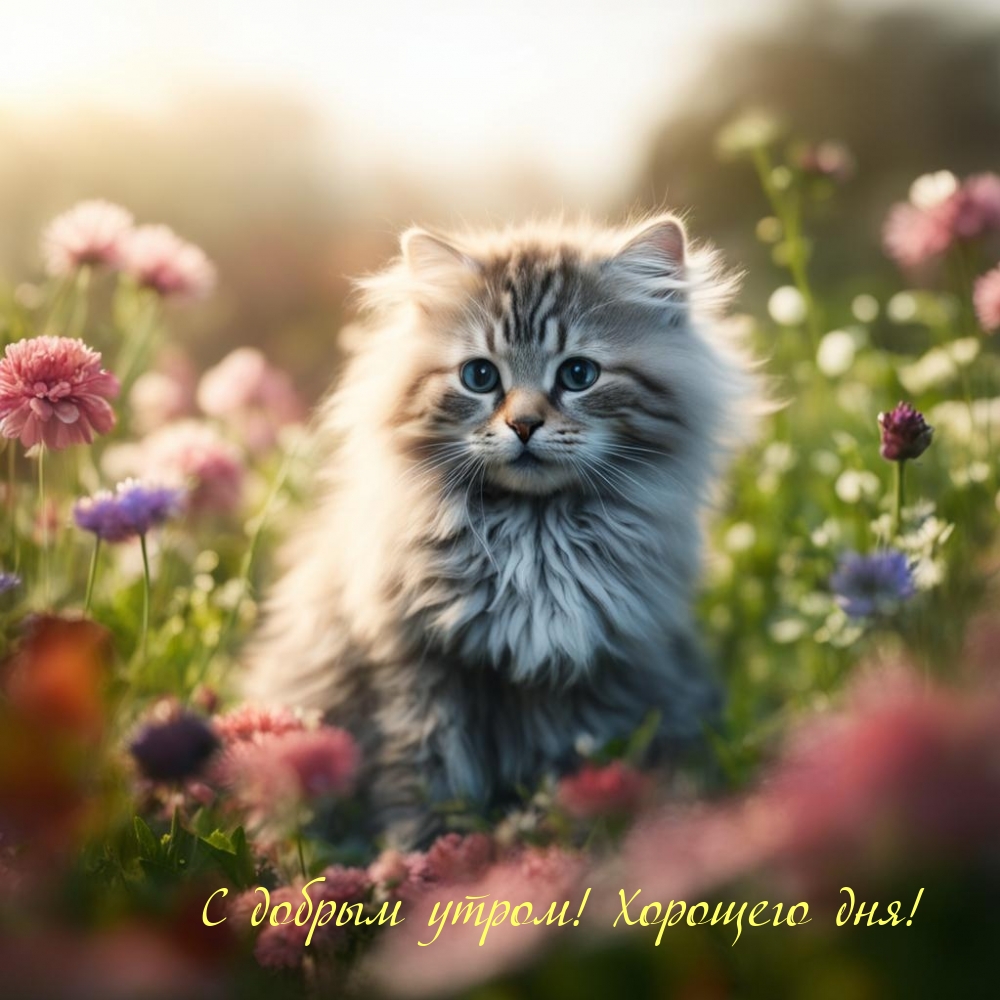 С добрым утром! Хорошего дня!