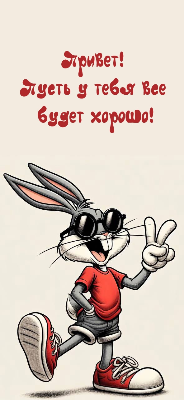 Привет! Пусть у тебя все будет хорошо!