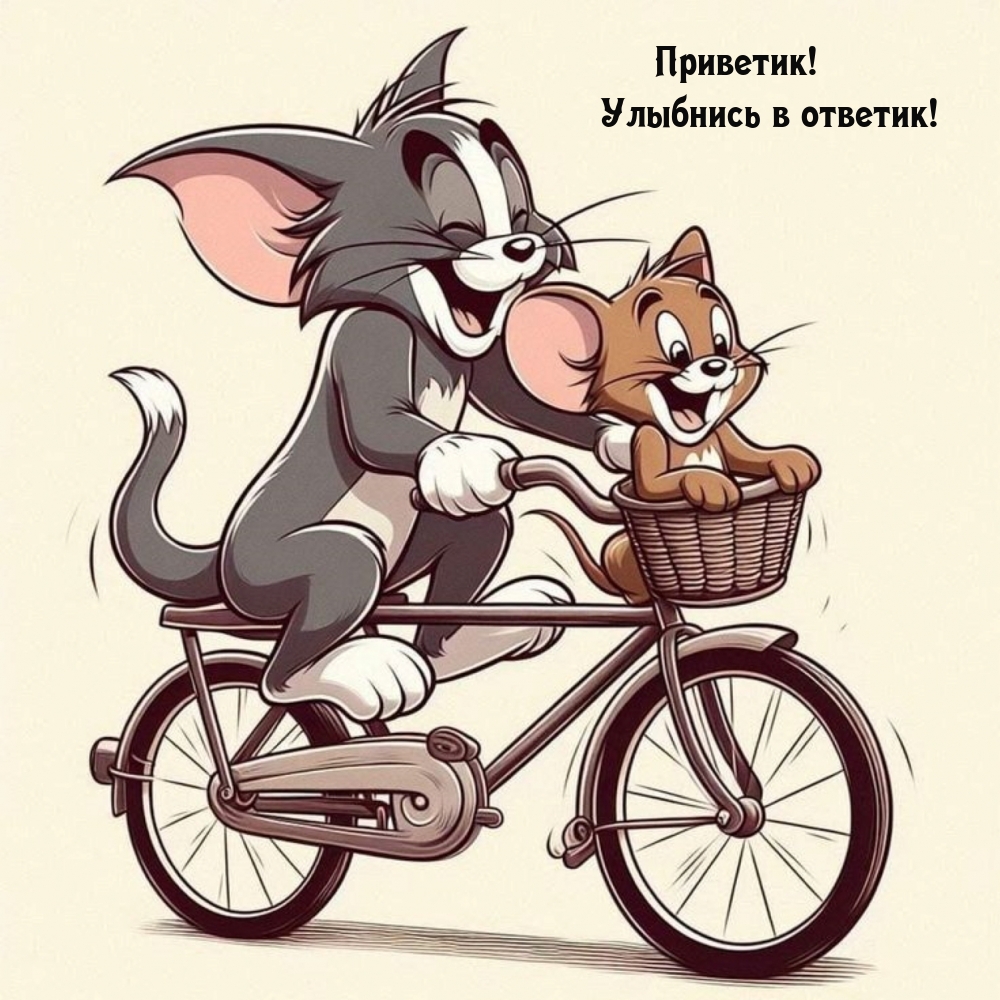 Приветик! Улыбнись в ответик!