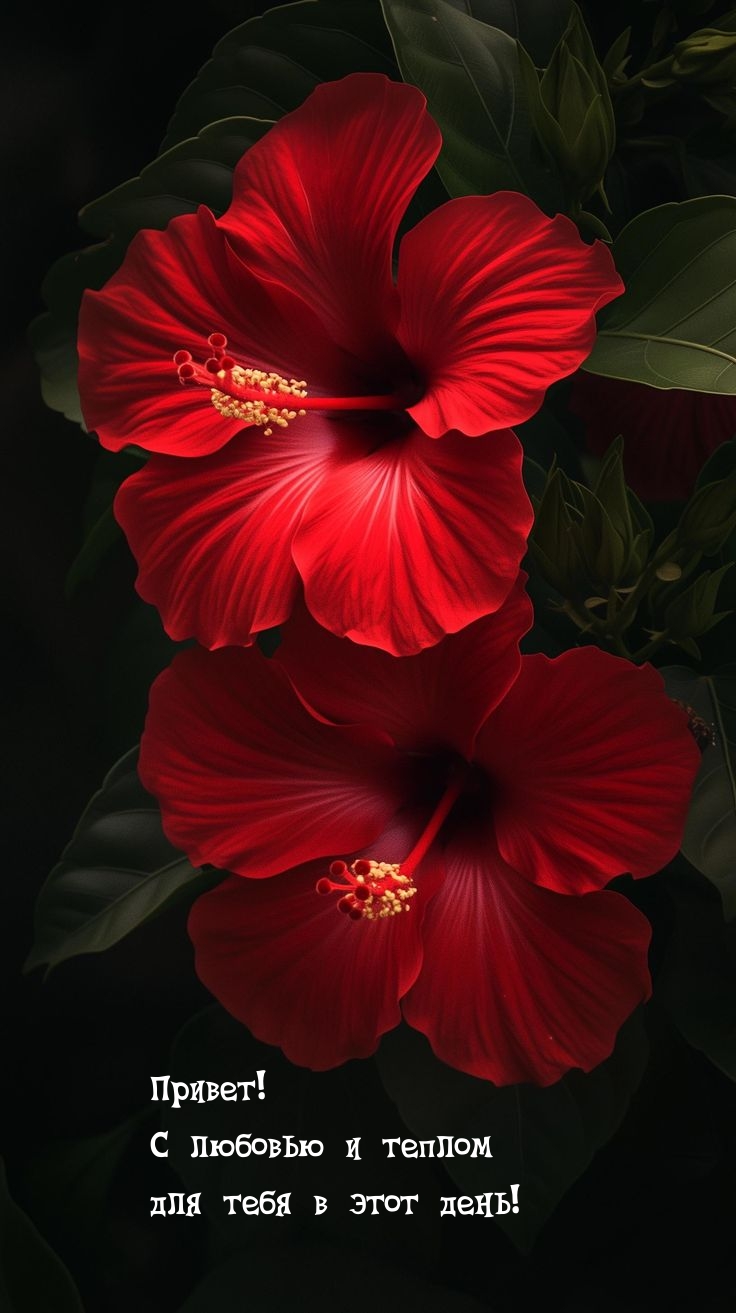 Привет! С любовью и теплом для тебя в этот день!