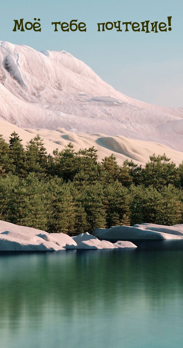 Моё тебе почтение!