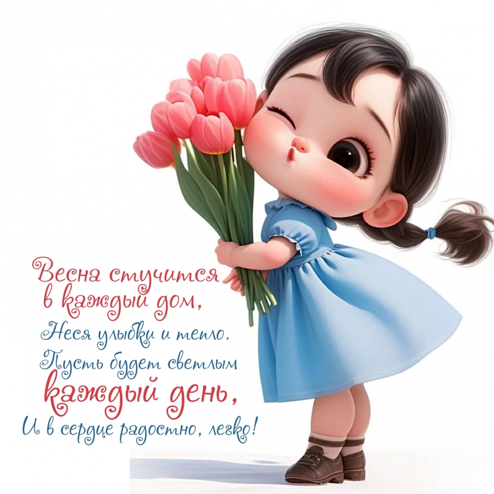 Стихотворение для доброго весеннего утра
