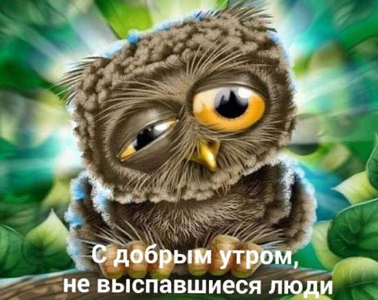 С добрым утром, не выспавшимся людям!