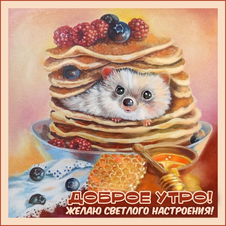 Доброе утро! Желаю светлого настроения!