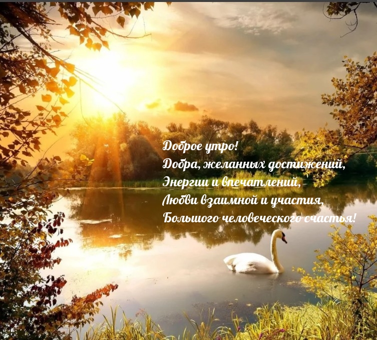Доброе утро! Добра, любви!