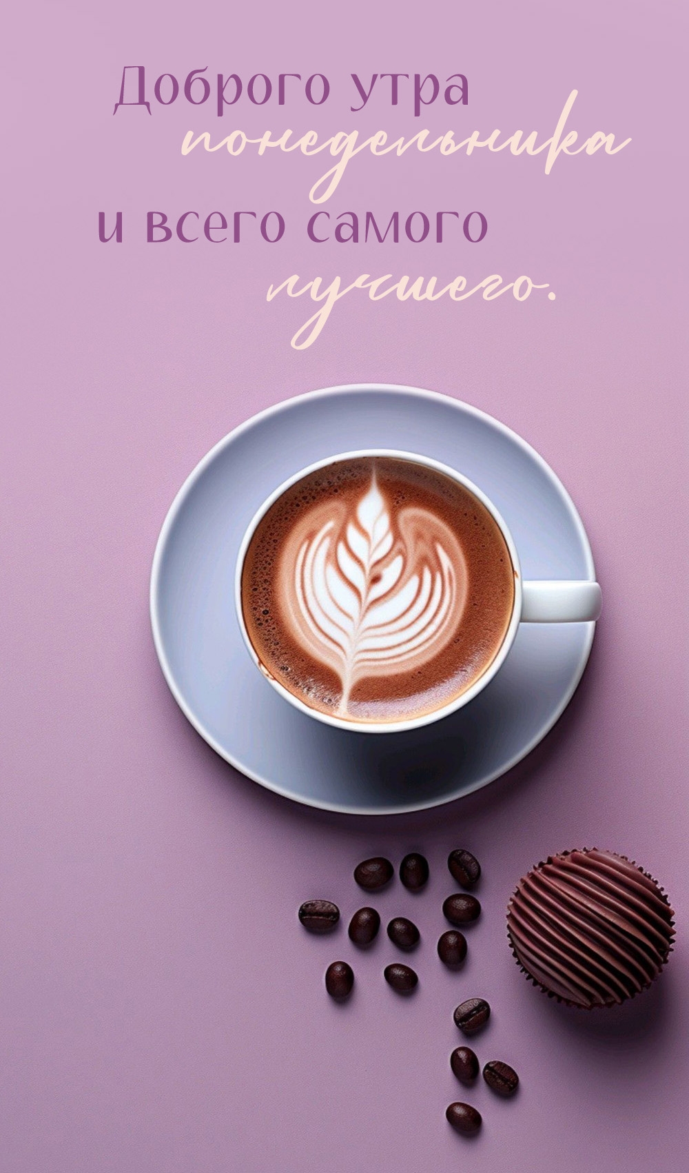 Доброго утра понедельника и всего самого лучшего.