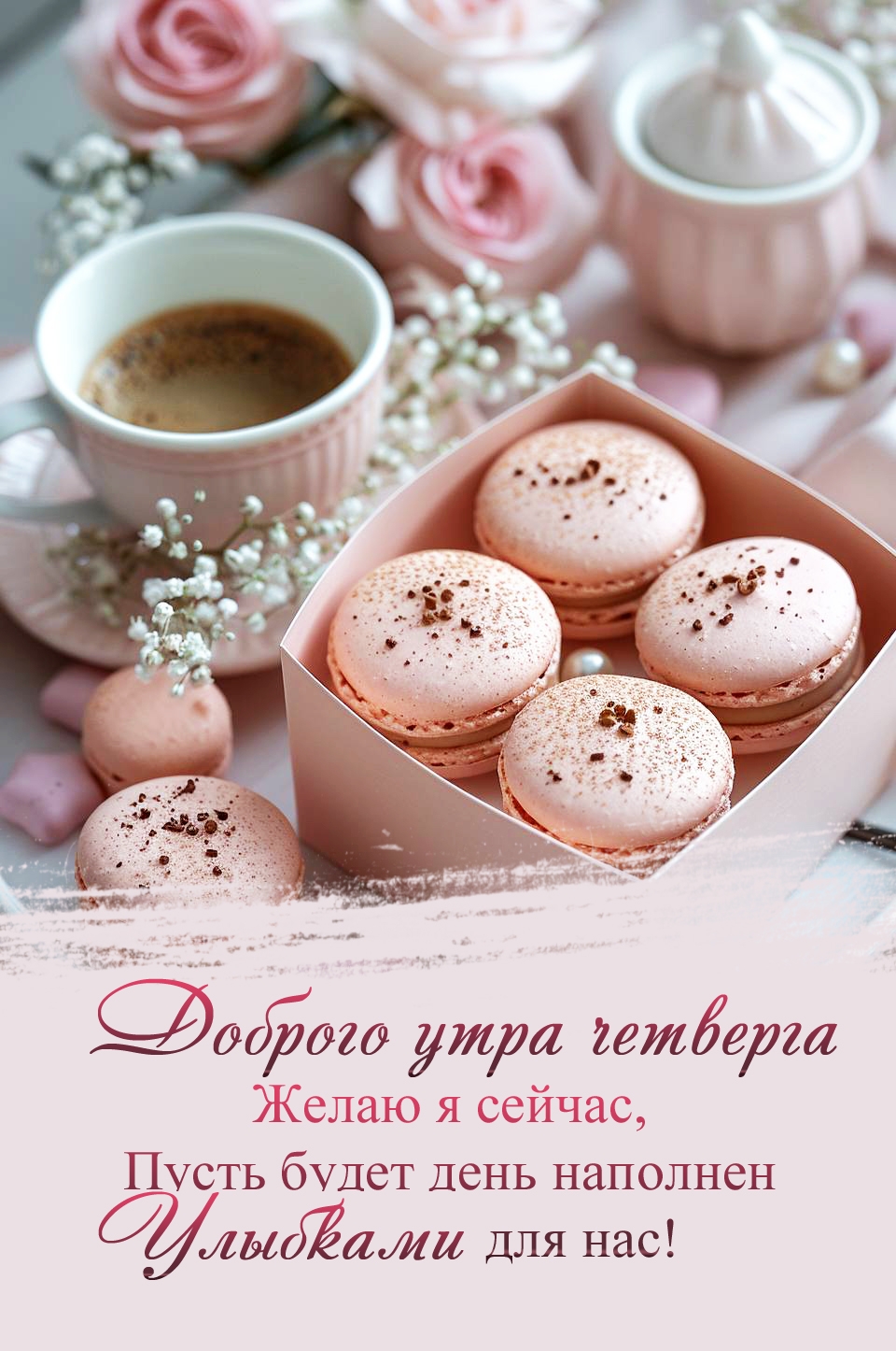 Доброго утра четверга Желаю я сейчас! Стишок
