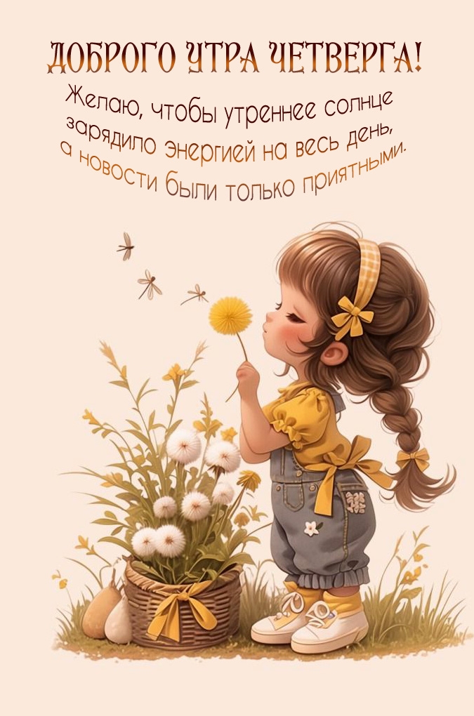 Доброго утра четверга! Энергии и приятных новостей!
