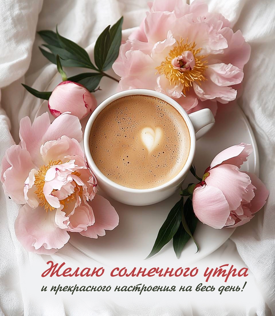 Желаю солнечного утра и прекрасного настроения на весь день!