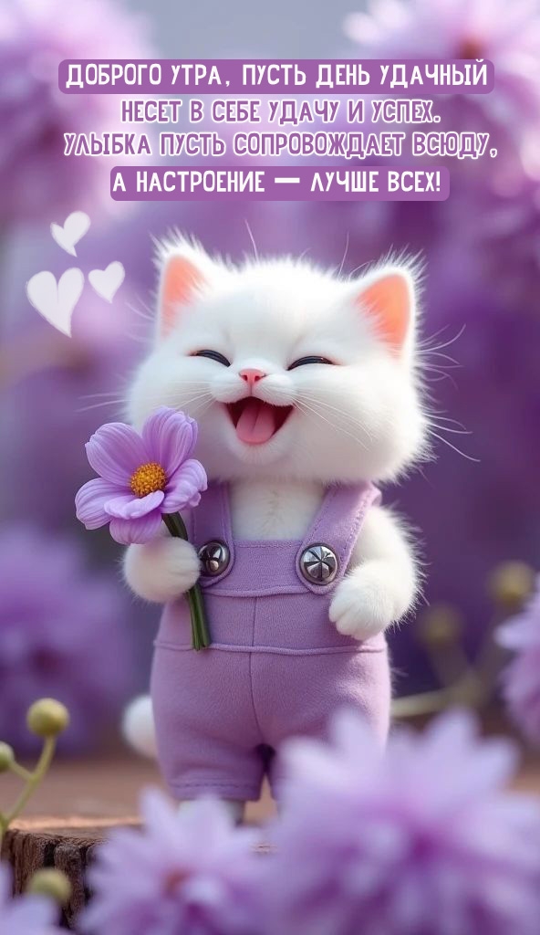 Доброго утра! А настроение — лучше всех!