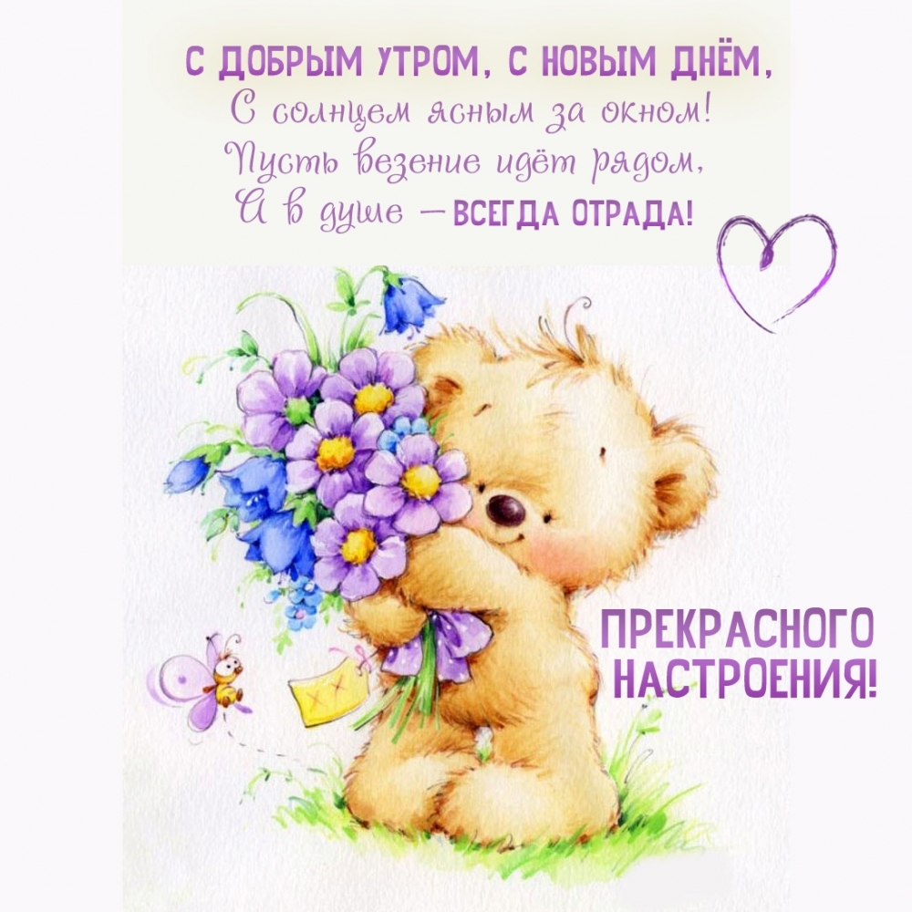 С добрым утром! Прекрасного настроения!