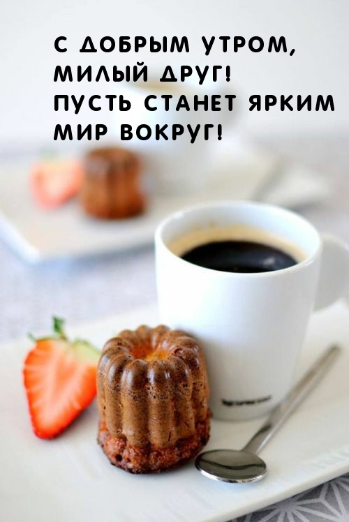 С добрым утром, милый друг!
