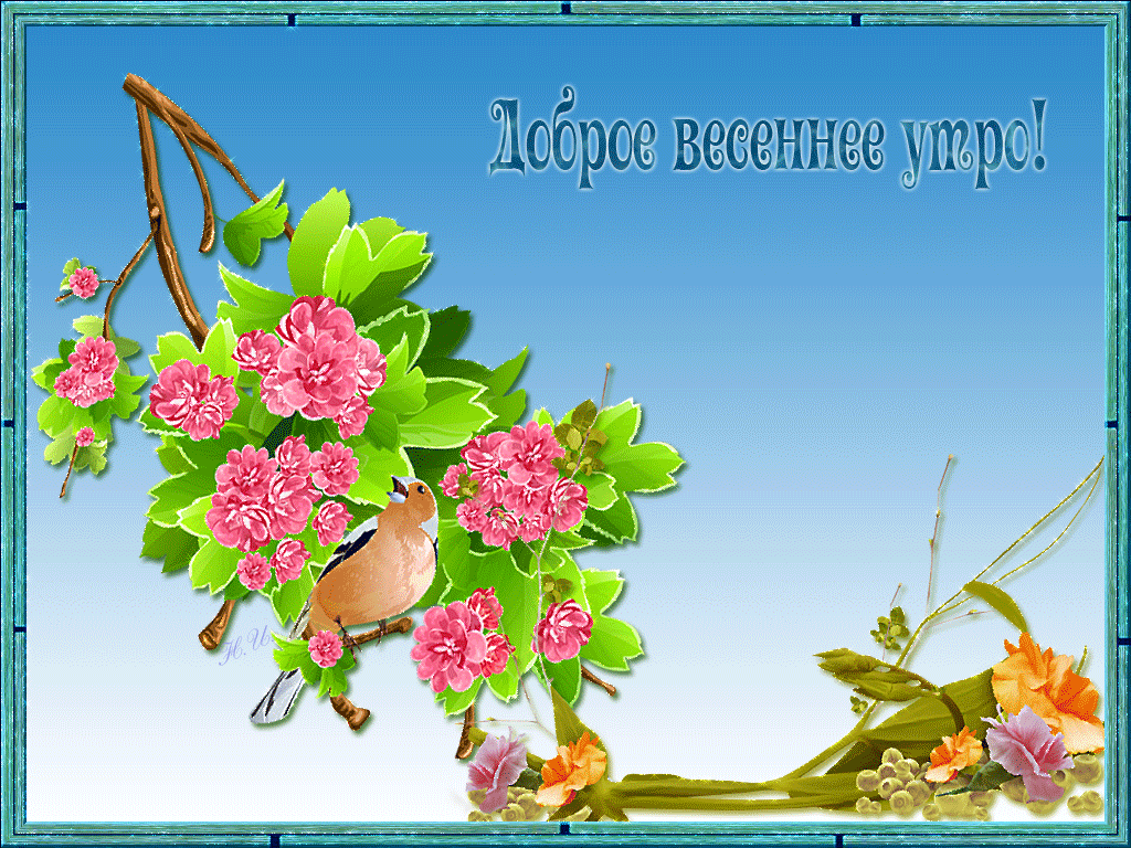 Доброе весеннее утро!