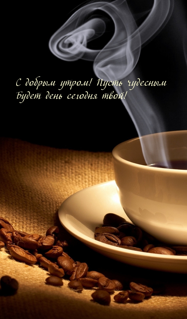 С добрым утром! Пусть чудесным Будет день сегодня твой!