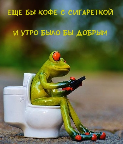 Еще бы кофе с сигареткой и утро было бы добрым